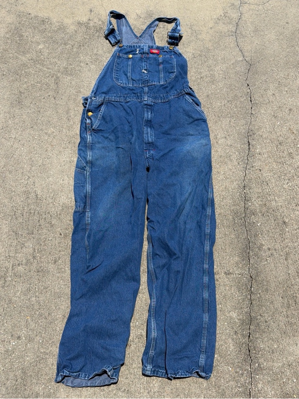 Dickies Jean Denim Overalls 40 x 32